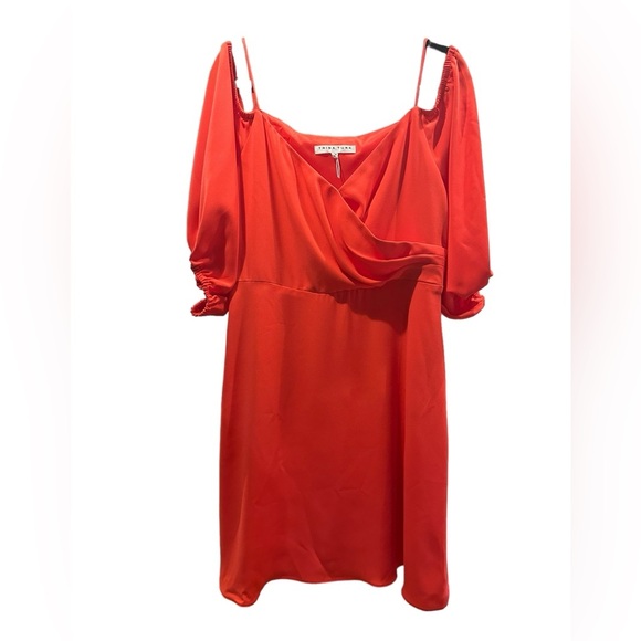 Trina Turk Sonora Sunrise Cold-Shoulder Dress size 12 - Picture 5 of 13